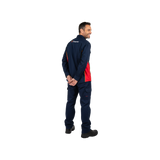 Long Sleeve Pit Crew Shirt TP3644 NAVY/Red/Yellow