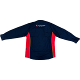 Long Sleeve Pit Crew Shirt TP3644 NAVY/Red/Yellow