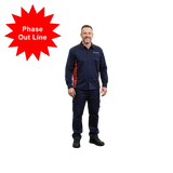 Long Sleeve Pit Crew Shirt TP3644 NAVY/Red/Yellow