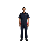 Short Sleeve Pit Crew Shirt TP3645 - NAVY/Red/Yellow