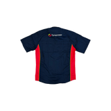 Short Sleeve Pit Crew Shirt TP3645 - NAVY/Red/Yellow