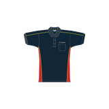 Mid Weight Short Sleeve Polo Shirt TP7708 NAVY/Red/Yellow
