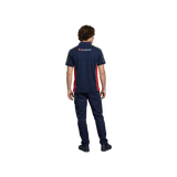 Mid Weight Short Sleeve Polo Shirt TP7708 NAVY/Red/Yellow