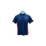 Mid Weight Short Sleeve Polo Shirt TP7708 NAVY/Red/Yellow