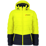 Unisex Streetworx Hooded Puffer Jacket TP4/SY/ZJ240 Yellow/Navy