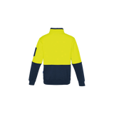 Unisex Hi Vis Half Zip Pullover TP4/SY/ZT476 YELLOW/Navy