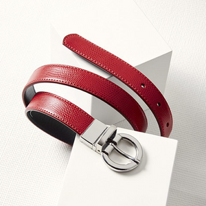 Ladies Reversible Belt TP2/BC/99200 RED/Black (Phase out line)